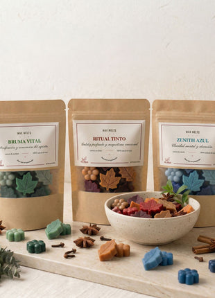 Trilogía Sensorial Aura: Colección Completa Wax Melts