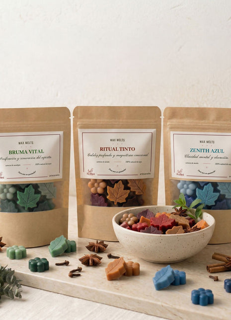 Trilogía Sensorial Aura: Colección Completa Wax Melts