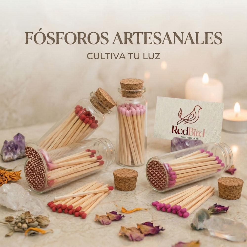 Fósforos artesanales Rosas